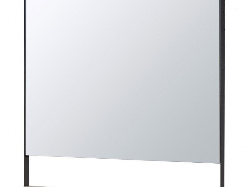 Зеркало Акватон Лофт Урбан 80 см с полкой, дуб орегон, 1A247902LQX50