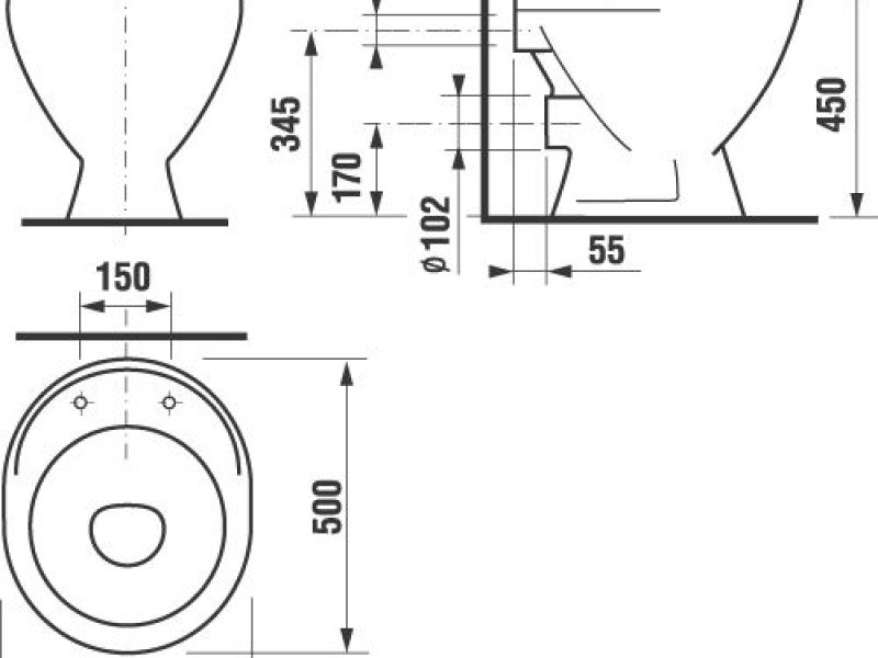 Видуар Jika Mira, 5104.6.000.000.1 напольный с решеткой