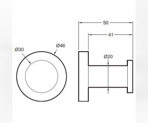 Крючок настенный Jacob Delafon Classique, хром, E77826-CP