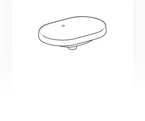 Раковина Geberit Variform 500.728.01.2, 60 x 40 см, белая