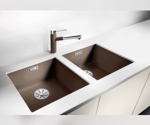 Кухонная мойка Blanco Subline 400-U 523425, жемчужный