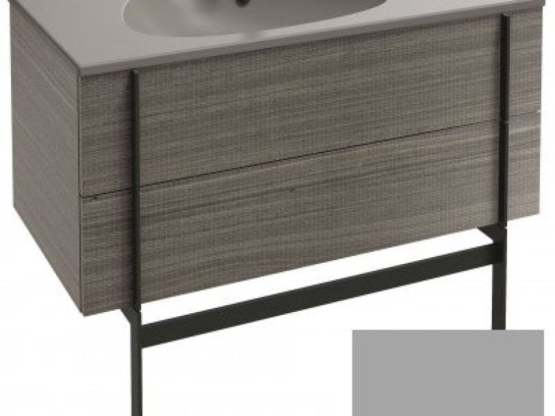 Тумба под раковину Jacob Delafon Nouvelle Vague 100 см, EB3032-M77, цвет - пепельный матовый