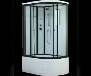 Душевая кабина Timo Standart Т-6620 Black L/R 120 x 85 см, с крышей, с донным клапаном, черный