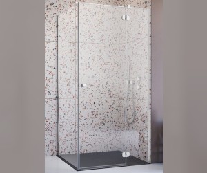 Душевая дверь Radaway Torrenta KDJ 95R, 95 х 195 см, с неподвижной частью, стекло прозрачное, профиль хром, правая, 133295-01-01R