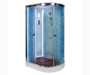 Душевая кабина Deto Em EM1512 L/R LED 120 x 80 см, с крышей, с Led подсветкой