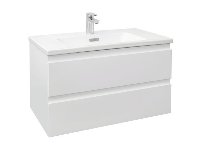 Тумба под раковину Jacob Delafon Madeleine EB2053-J51, 80 см, матовая белая