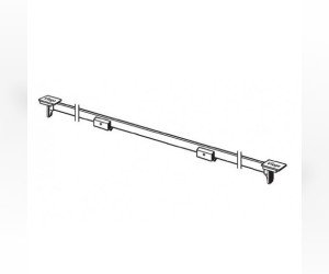 Дизайн-вставка Viega Visign SR1 мод. 4965.30, 686284, матовый хром, подрезная