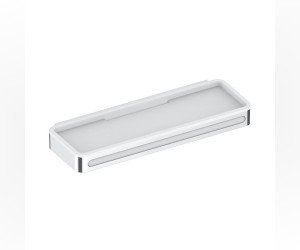 Корзинка для мыла Keuco Plan 14959 010051 со встроенным стеклоочистителем, хром, белый