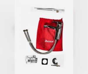 Смеситель для биде Ravak 10 Free-TD F 055.00, с донным клапаном, хром, X070133