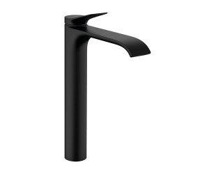 Смеситель Hansgrohe Vivenis для раковины 250, без донного клапана, черный матовый, 75042670