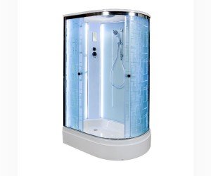 Душевая кабина Deto Em EM2712 L/R LED 120 x 80 см, с крышей, с Led подсветкой