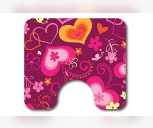 Коврики для ванной и туалета Veragio Carpet VR.CPT-7200.03 68 х 45 см + WC 45 x 40 см, рисунок Amore