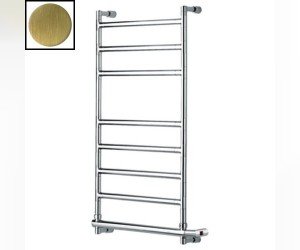 Полотенцесушитель электрический Margaroli Sereno 584-8 BOX 58447508OB, высота 92.7 см, ширина 57 см, старая бронза