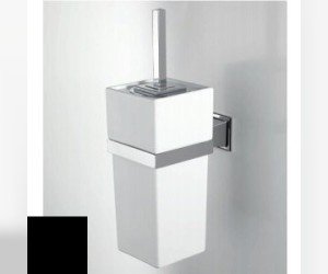 Ершик для туалета Devon&Devon Time TM320CRNE, хром/черный