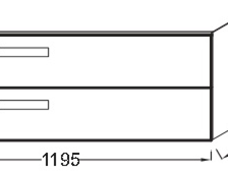 Тумба под раковину Jacob Delafon Rythmik 120 см, EB1305-E70 цвет Арлингтонгский Дуб