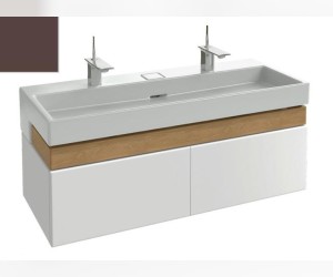 Тумба под раковину Jacob Delafon Terrace 120 см, EB1188-N23, подвесная, цвет - коричневый лак