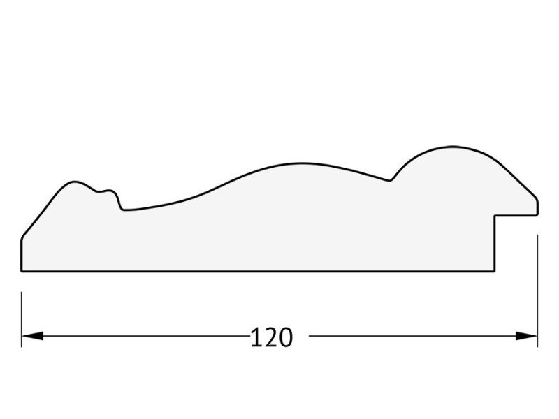 Зеркало в багетной раме Evoform Exclusive Floor BY 6180 117 x 207 см, состаренное дерево с орнаментом
