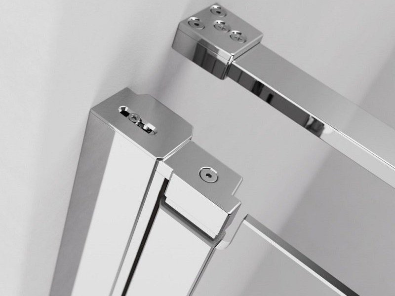 Душевой уголок Radaway Nes KDJ II, 80 x 75 см, левая дверь, стекло прозрачное, профиль хром