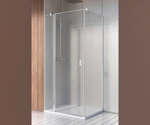 Душевой уголок Radaway Nes KDJ II, 80 x 75 см, левая дверь, стекло прозрачное, профиль хром
