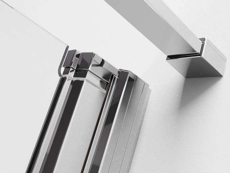 Душевой уголок Radaway Nes KDJ II, 80 x 75 см, левая дверь, стекло прозрачное, профиль хром