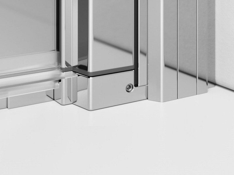 Душевой уголок Radaway Nes KDJ II, 80 x 75 см, левая дверь, стекло прозрачное, профиль хром