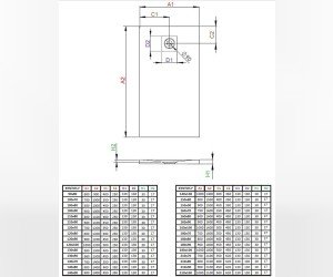 Поддон для душа Radaway Kyntos F, 160 x 80 см, прямоугольный, HKF16080-54