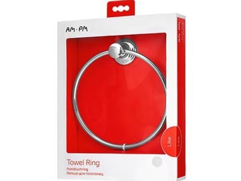 Полотенцедержатель кольцо Am.Pm Like A8034400, 20 см, хром