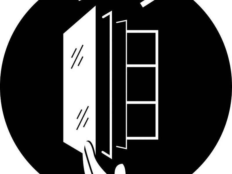 Тумба под раковину Jacob Delafon Odeon Rive Gauche 45 см, цвет серый антрацит глянцевый, ручки на выбор, EB2584D-RX-442/EB2584G-RX-442