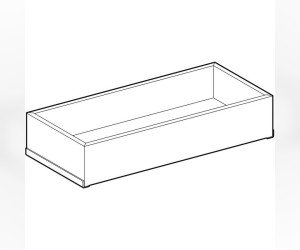 Коробка-органайзер Geberit Acanto 500.648.00.2, 33,5 см, Дуб Мистик