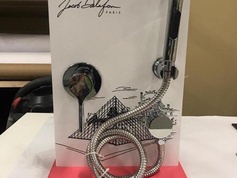 Гигиенический душ Jacob Delafon Elate E24610-CP со смесителем, хром