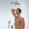 Смеситель Hansgrohe Ecostat S для душа с термостатом, черный матовый, 15758670