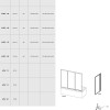 Шторка для ванн Ravak AVDP3-160, профиль белый, витраж транспарент, 40VS0102Z1