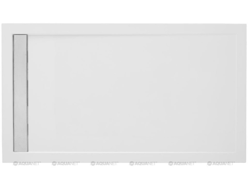 Поддон Aquanet Stone Lite 140 x 80 см, 00203600, с ножками и панелью, из искусственного камня