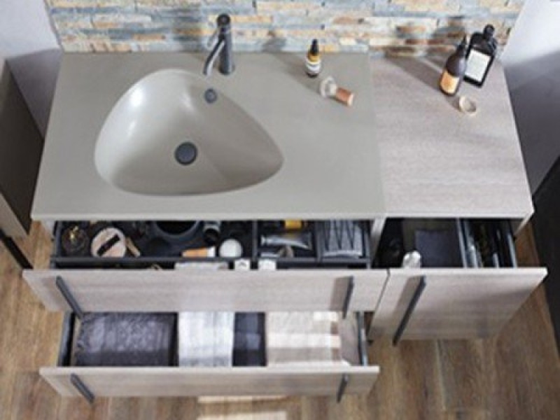 Тумба под раковину Jacob Delafon Nouvelle Vague 120 см, EB3034-M79, цвет - ментол матовый