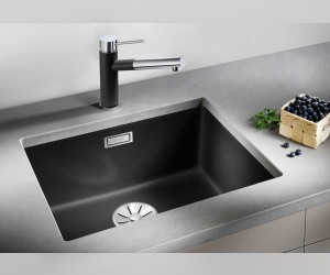 Мойка Blanco Subline 500-U, антрацит SILGRANIT с клапаном-автоматом (523432)