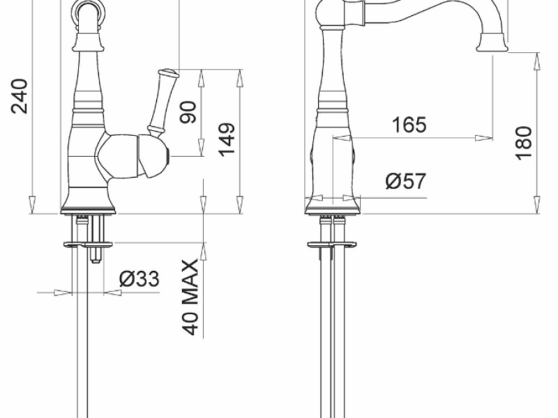 Смеситель Migliore Dallas 18608 для раковины - золото