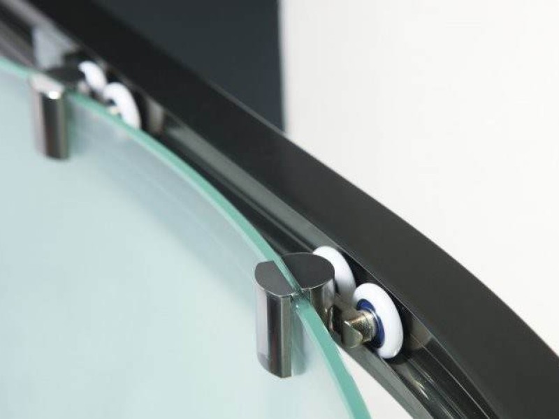 Душевой уголок Cezares GIUBILEO, 100 х 100 х 195 см, стекло прозрачное узорчатое