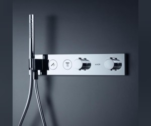 Смеситель для душа AXOR Massaud 18355000 термостатический, для 2 потребителей