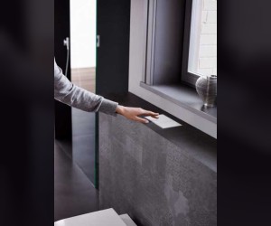 Клавиша Geberit Omega Type 30 115.080.KM.1, черная, глянцевый хром