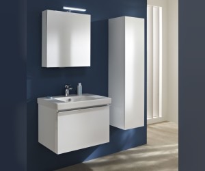 Пенал Jacob Delafon Rythmik/Odeon Up 35 см, EB998RU-J5, Белый блестящий