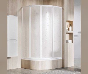 Душевой уголок Ravak Supernova SKCP4 Sabina, профиль белый, витраж перл полистирол, 31177V10011