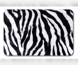 Коврики для ванной и туалета Veragio Carpet VR.CPT-7200.06 68 х 45 см + WC 45 x 40 см, рисунок Zebra