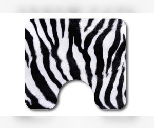 Коврики для ванной и туалета Veragio Carpet VR.CPT-7200.06 68 х 45 см + WC 45 x 40 см, рисунок Zebra