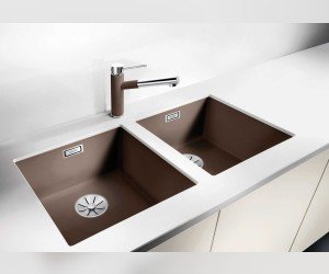 Кухонная мойка Blanco Subline 400-U 523431, кофе