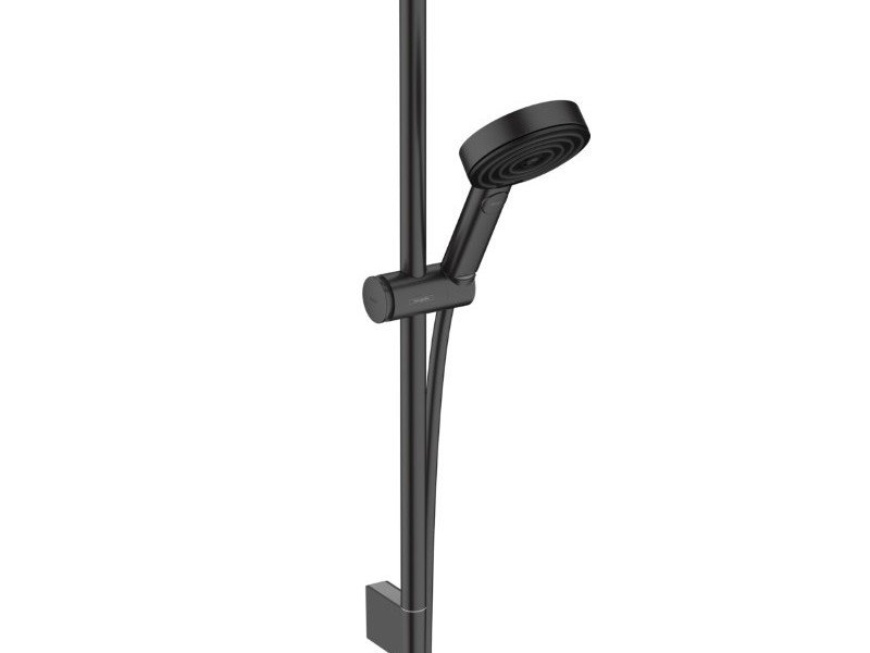 Душевой гарнитур Hansgrohe Pulsify Select, лейка Relaxation 3 режима, чёрный матовый, 24160670