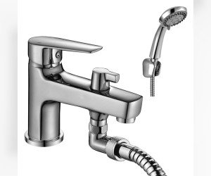 Смеситель для ванны Rossinka S35-38 на борт ванны