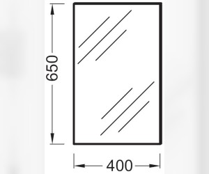 Зеркало Jacob Delafon Rythmik 40 см, EB1044-NF