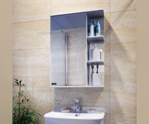 Зеркальный шкаф СаНта Ника 50 без подсветки, левый/правый (101084/101085)