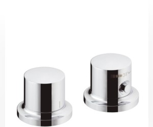 Смеситель для ванны AXOR Massaud 18480000, термостатический, на борт ванны