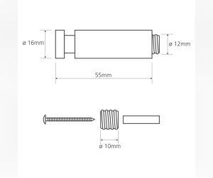 Крючок для одежды Bemeta Neo 104106165 1.6 x 5.5 x 1.6 см, хром матовый